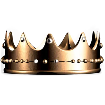 a gold crown on a white background