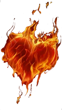 a map of the united on fire