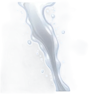 a white background with water and bubbles