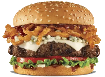 a hamburger with meat and cheese on it