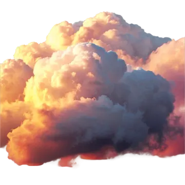 a large cloud in the sky
