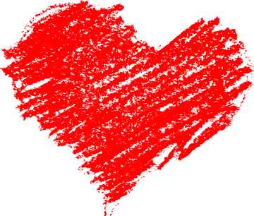 a black and white image of a heart