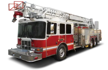 a red fire truck