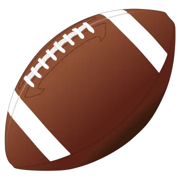 a football on a white background