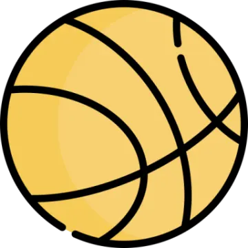 a basketball ball on a white background