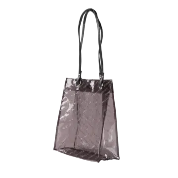 the louis tote bag in purple patent