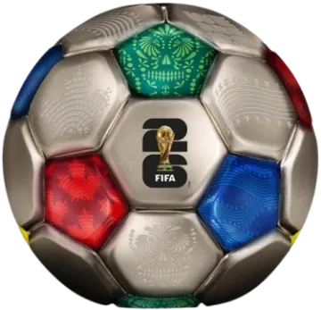 a soccer ball with the fifa logo on it