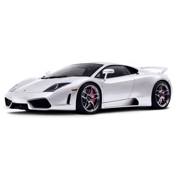 a white sports car is shown in this image