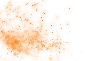 a white background with lots of brown dust