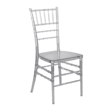 a silver metal chair on a white background