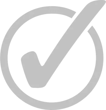a check mark icon