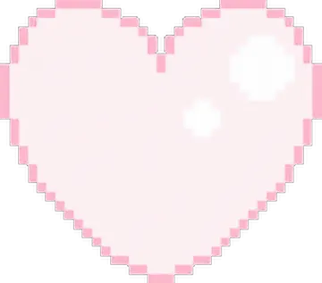 a pixeled heart
