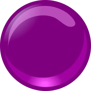 a purple button with a white background