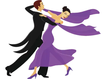 a man and woman dancing tango