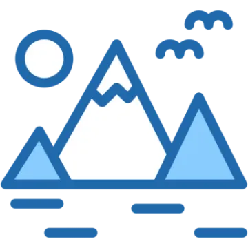 a mountain range with mountains in the background