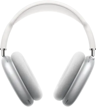 a pair of headphones on a white background
