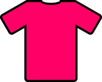 a pink t - shirt