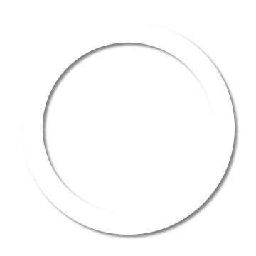 a white circle with a shadow on it