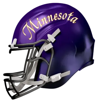 minnesota vikings miniature football helmet