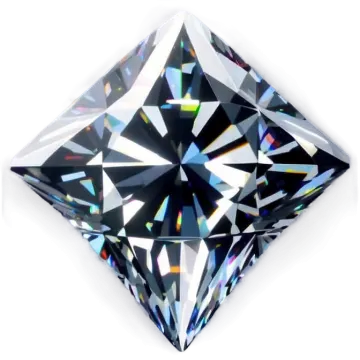 a diamond on a white background