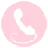 an image of a white phone with a pink background