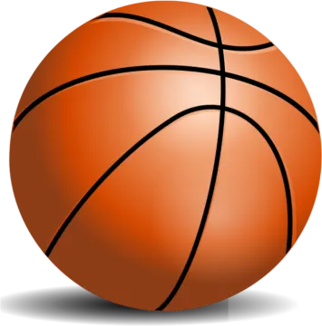 a basketball ball on a white background