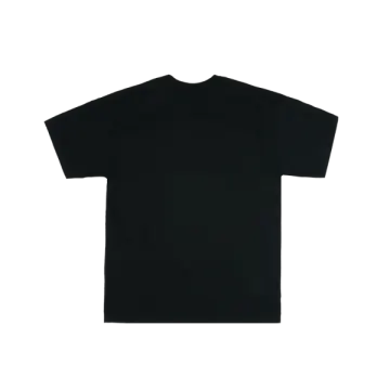 a black t - shirt on a white background