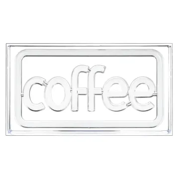 a sign that says coffee on it