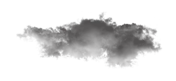 a cloud of smoke on a white background