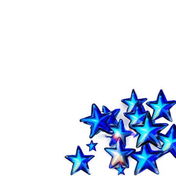 a bunch of blue stars on a white background