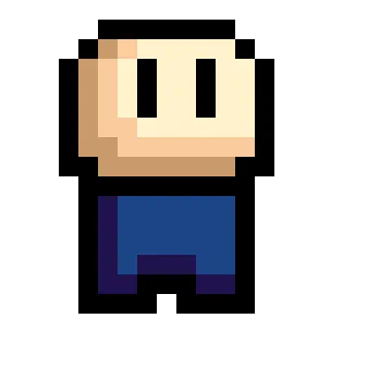 an image of a man in a blue shirt