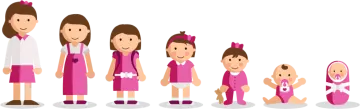 an illustration of a family