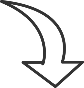 a black and white arrow icon