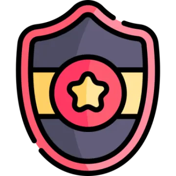 a shield with a star on it