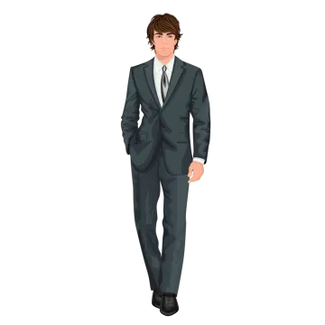 a man in a suit and tie