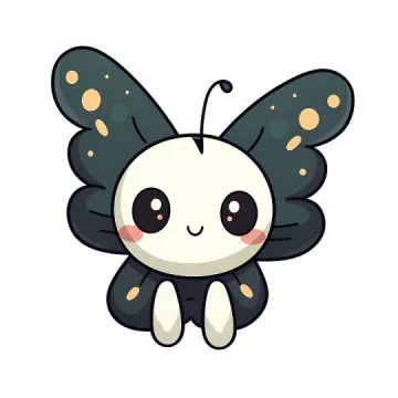 a black and white butterfly sitting on the ground