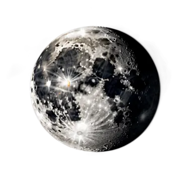 a black and white image of the moon