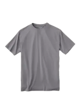 a grey t - shirt on a white background