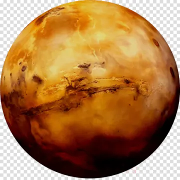 an image of the planet mars on a transparent background