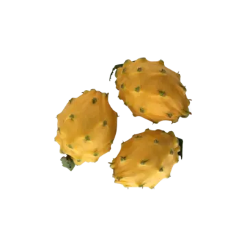 three pieces of fruit on a white surface