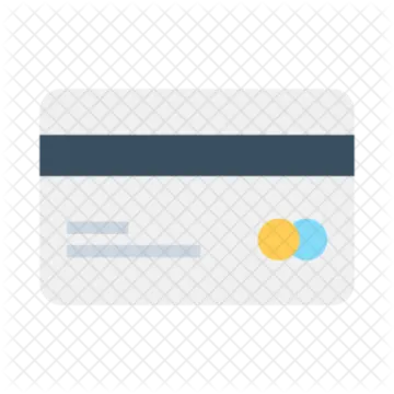 an image of a credit card on a white background