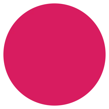 a red circle with a white background