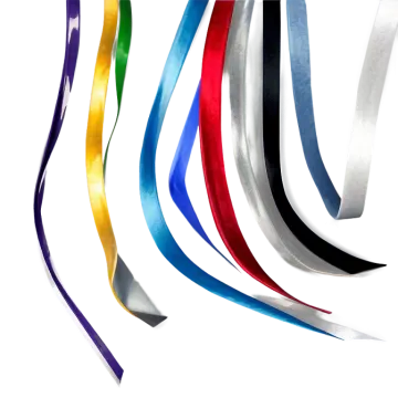 a bunch of colorful ribbons
