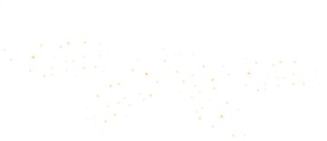 a white background with gold stars