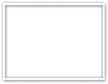 an empty white square frame on a white background
