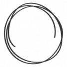 a black and white drawing of a circle