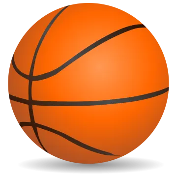 a basketball ball on a white background