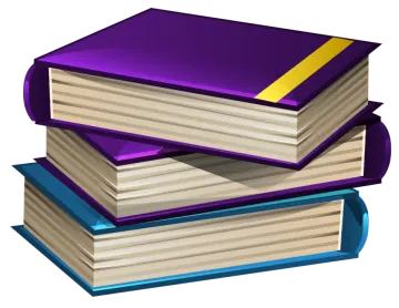 a stack of books