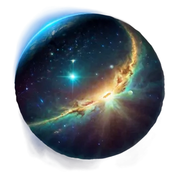 an image of a nebula with stars in the background
