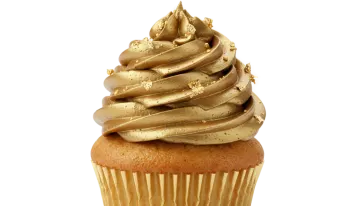a close up of a cupcake with frosting on it